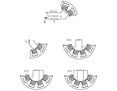 Intrinsic Safety RTD TC Temperature Transmitter